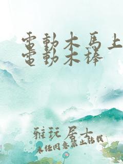 电动木马上两个电动木棒