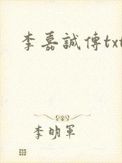 李嘉诚传txt