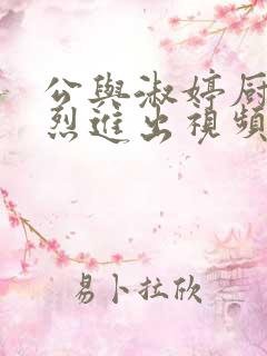公与淑婷厨房猛烈进出视频