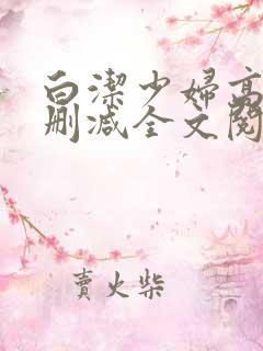 白洁少妇高义无删减全文阅读免费