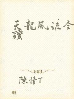 天龙风流全文阅读
