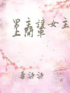 男主让女主坐腿上开车