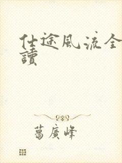 仕途风流全文阅读