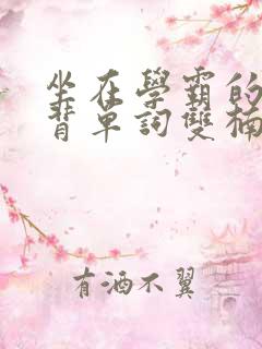 坐在学霸的棍子背单词双楠