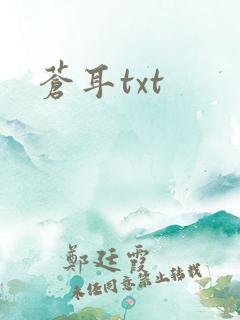 苍耳txt