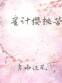 蜜汁樱桃苦咖啡