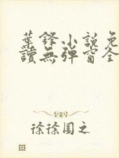 叶锋小说免费阅读无弹窗全文