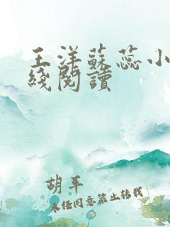王洋苏蕊小说在线阅读