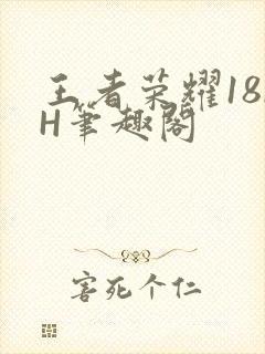 王者荣耀18rH笔趣阁