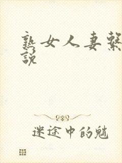 熟女人妻系列小说