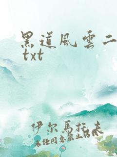 黑道风云二十年 txt