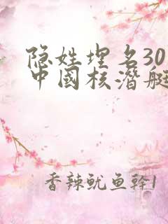 隐姓埋名30年中国核潜艇之父