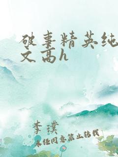 破事精英纯肉爽文高h