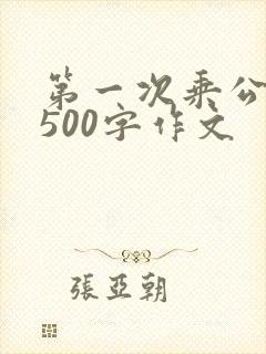 第一次乘公交车500字作文