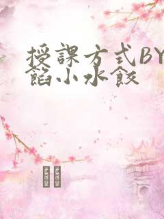 授课方式BY肉馅小水饺