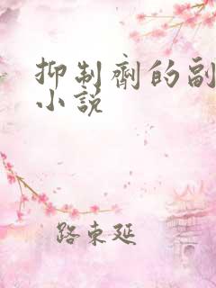 抑制剂的副作用小说