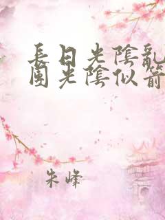 长日光阴乱作一团光阴似箭教主