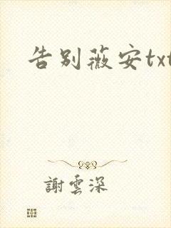 告别薇安txt