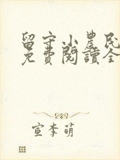 留守小农民小说免费阅读全部章节