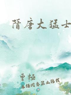 隋唐大猛士