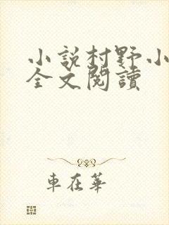 小说村野小神医全文阅读