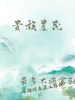 贵族农民