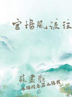 官场风流往事