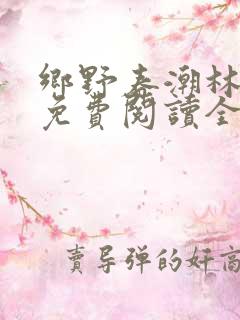 乡野春潮林天成免费阅读全文