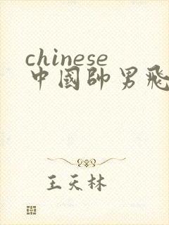 chinese中国帅男飞机