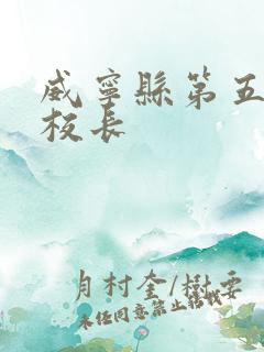 威宁县第五小学校长