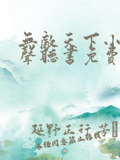 无敌天下小说有声听书免费