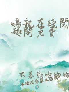 鸣龙在线阅读笔趣阁免费