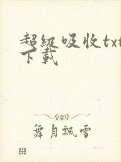 超级吸收txt下载