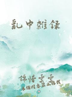 乱中杂录
