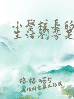 小学校长的幸福生活刘芳是谁