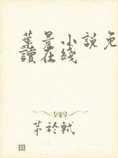 叶晨小说免费阅读在线