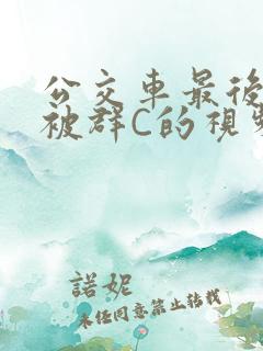 公交车最后一排被群C的视频