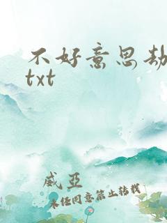 不好意思劫个色txt