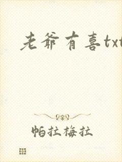 老爷有喜txt