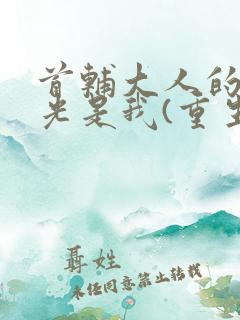 首辅大人的白月光是我(重生)