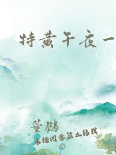特黄午夜一级片