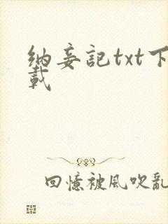 纳妾记txt下载