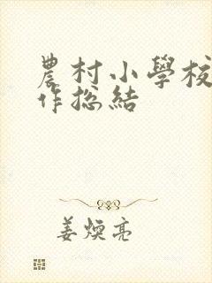 农村小学校长工作总结