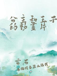 公主和王子结婚的动画片