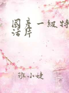 国产一级特黄生活片