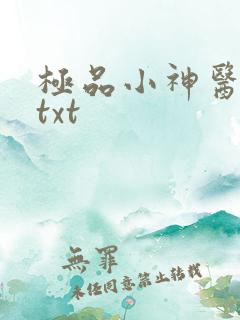 极品小神医下载txt