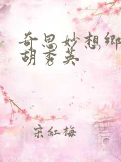 奇思妙想乡村情胡秀英