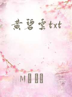 黄碧云txt