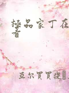 极品家丁在哪里看