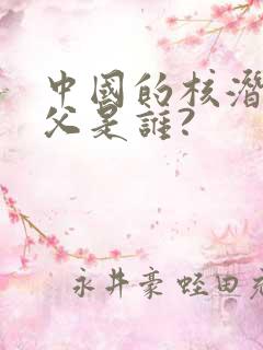 中国的核潜艇之父是谁?